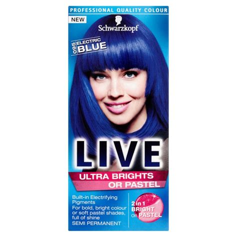 schwarzkopf hair color blue